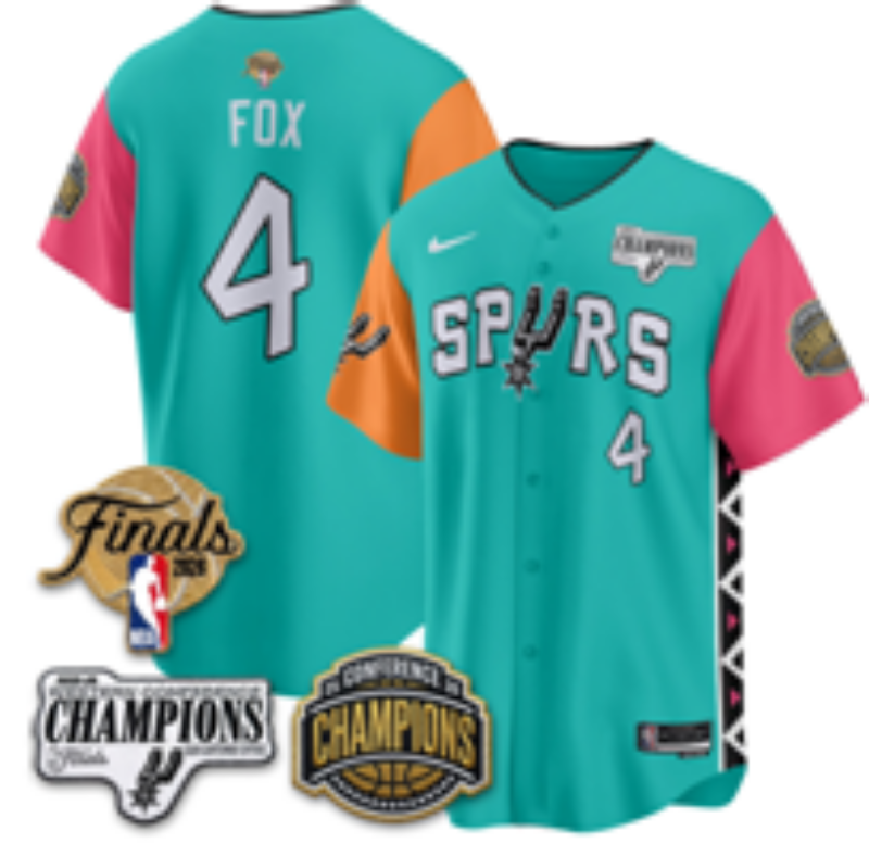 Men San Antonio Spurs #4 Fox green Nike 2026 NBA Jersey 0702->san antonio spurs->NBA Jersey